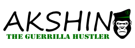 Akshin The Guerrilla Hustler Logo