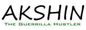 Akshin The Guerrilla Hustler Logo